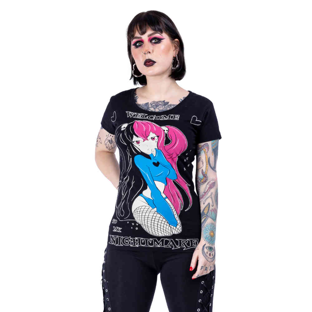Cupcake Cult - Nightmare Top - Noir